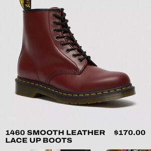 Dr. Martens 1460 Smooth Leather Lace Up Boots